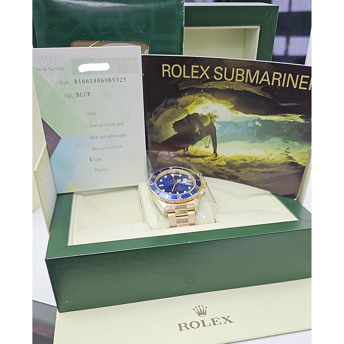 18k Rolex Submariner