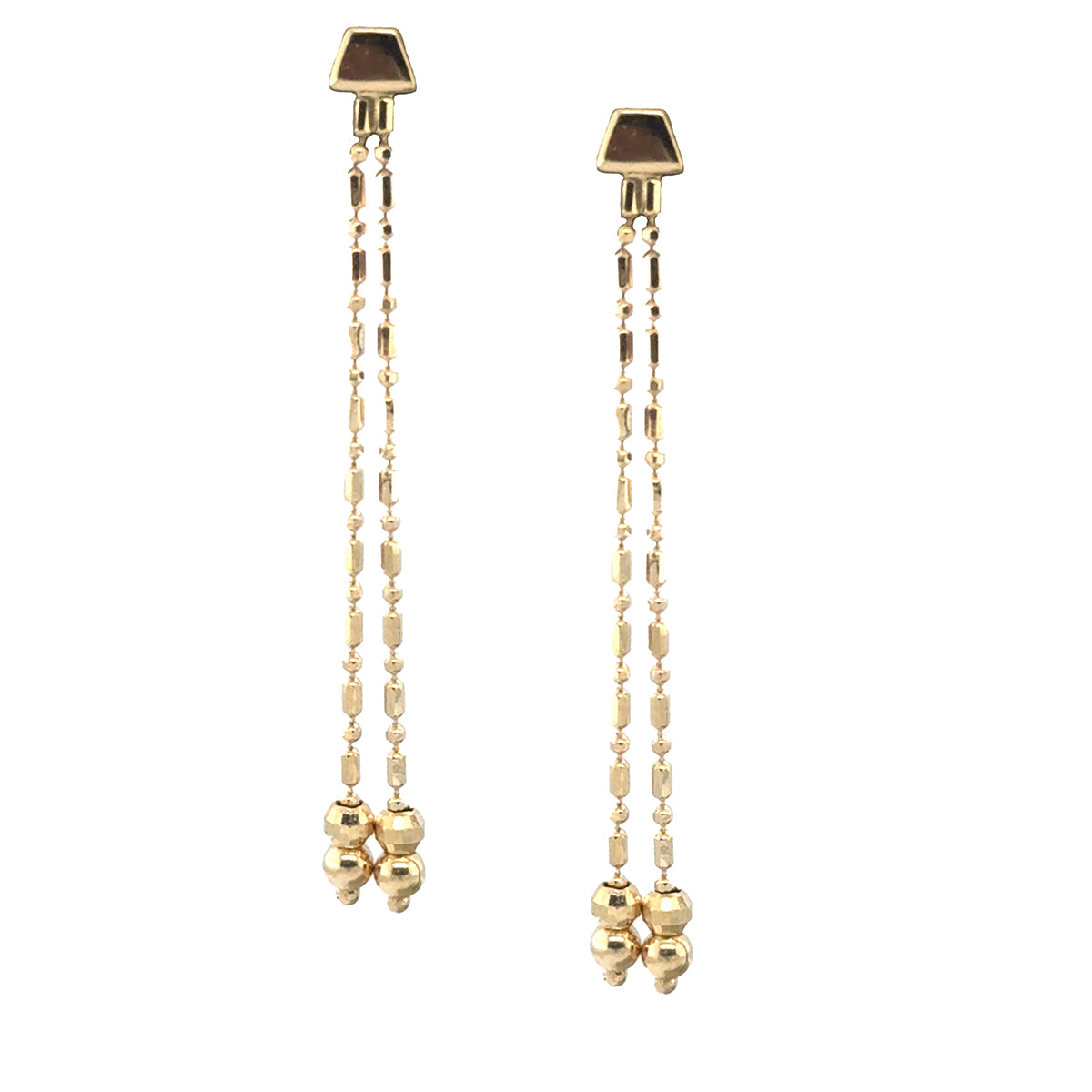 18k Tassle Earrings