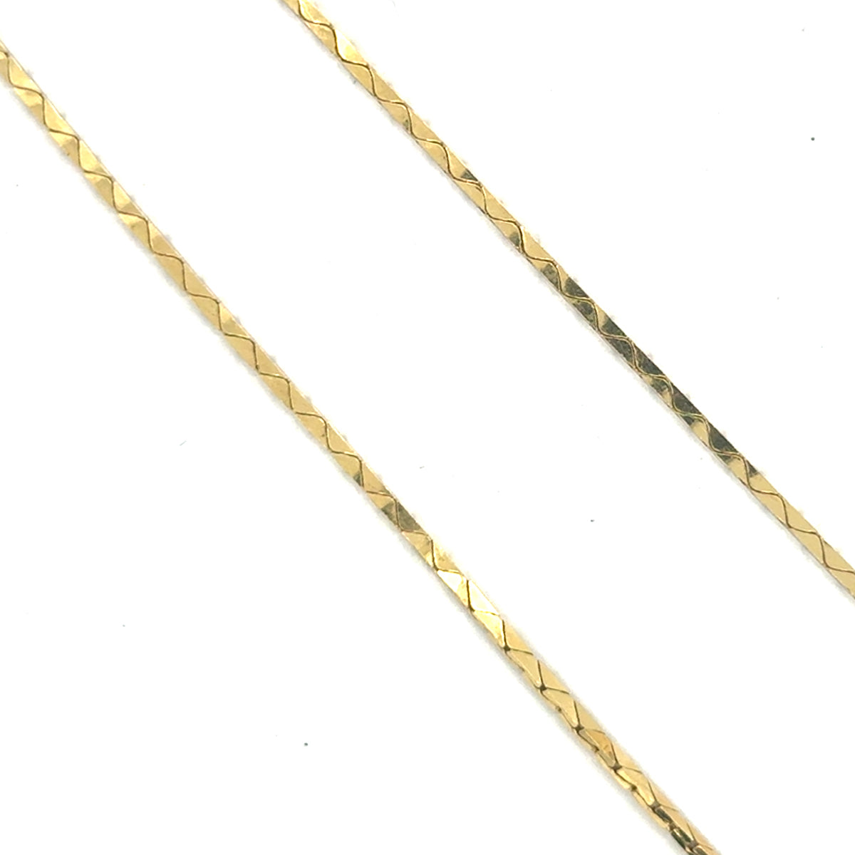 18k Box Link Chain