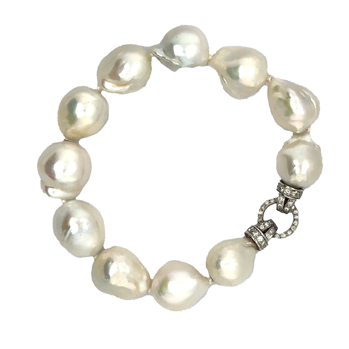 Large Baroque South Sea Bracelet