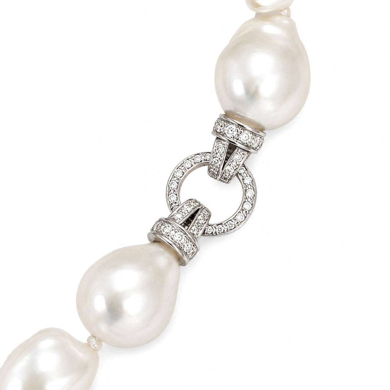 Large Baroque South Sea Bracelet