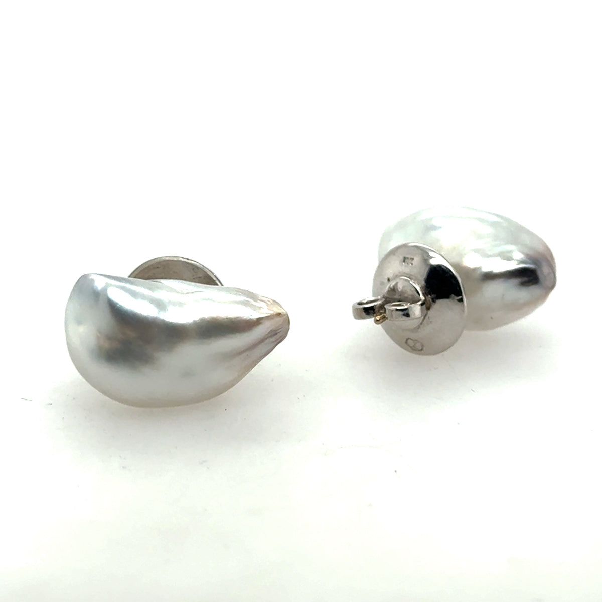 Huge South Sea Baroque Pearl Earrings