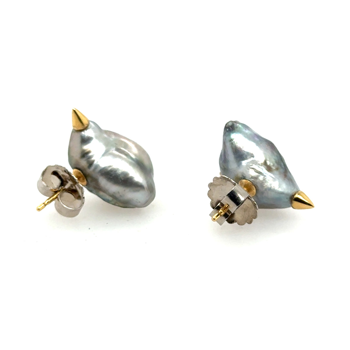 Tahitian Pearl "Chicken" Earrings