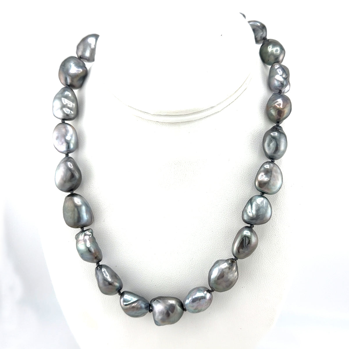 Stunning Baroque Tahitian Pearl Necklace