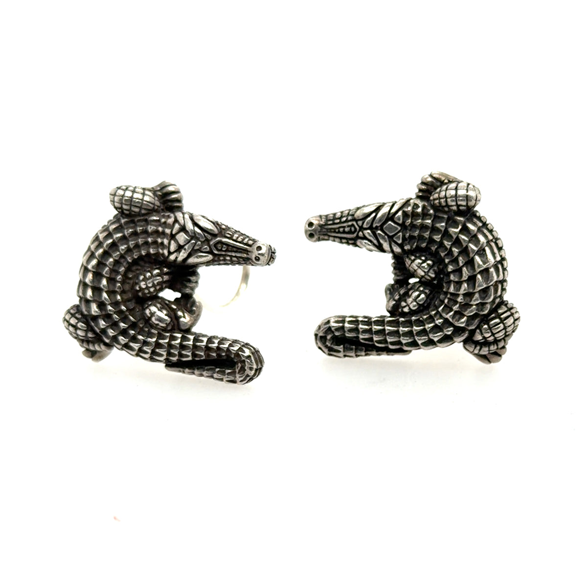 Barry Kieselstein-Cord Alligator Earrings