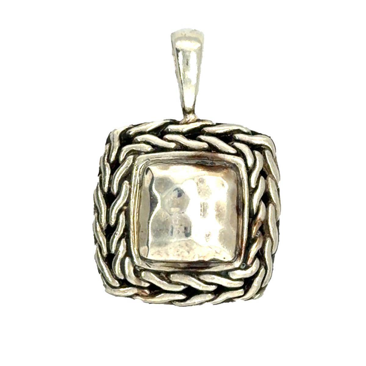 David Yurman Silver Pendant Necklace