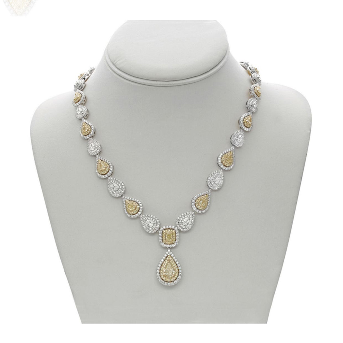 18k Yellow Diamond Necklace