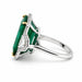 16.85 Carat Platinum Emerald Ring