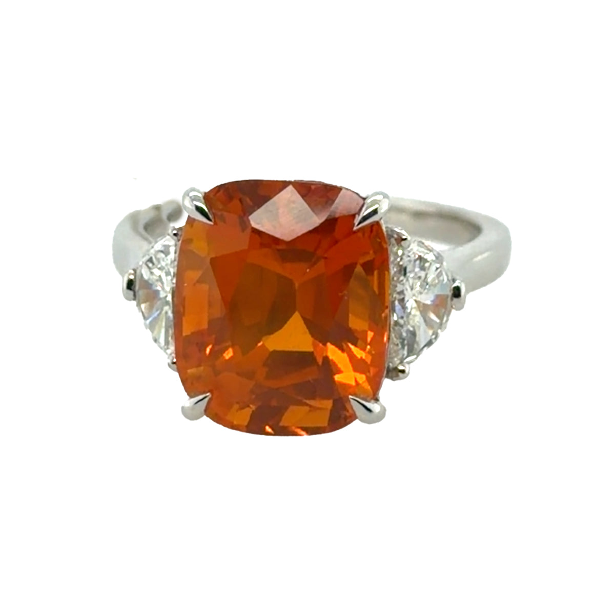 Platinum Gold Sapphire Ring