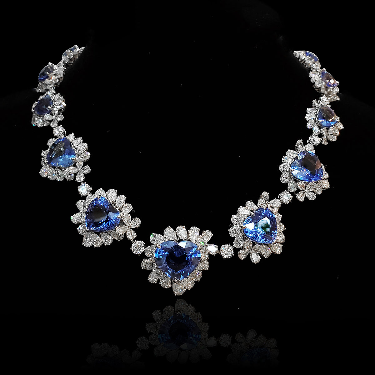 18k Sapphire Necklace