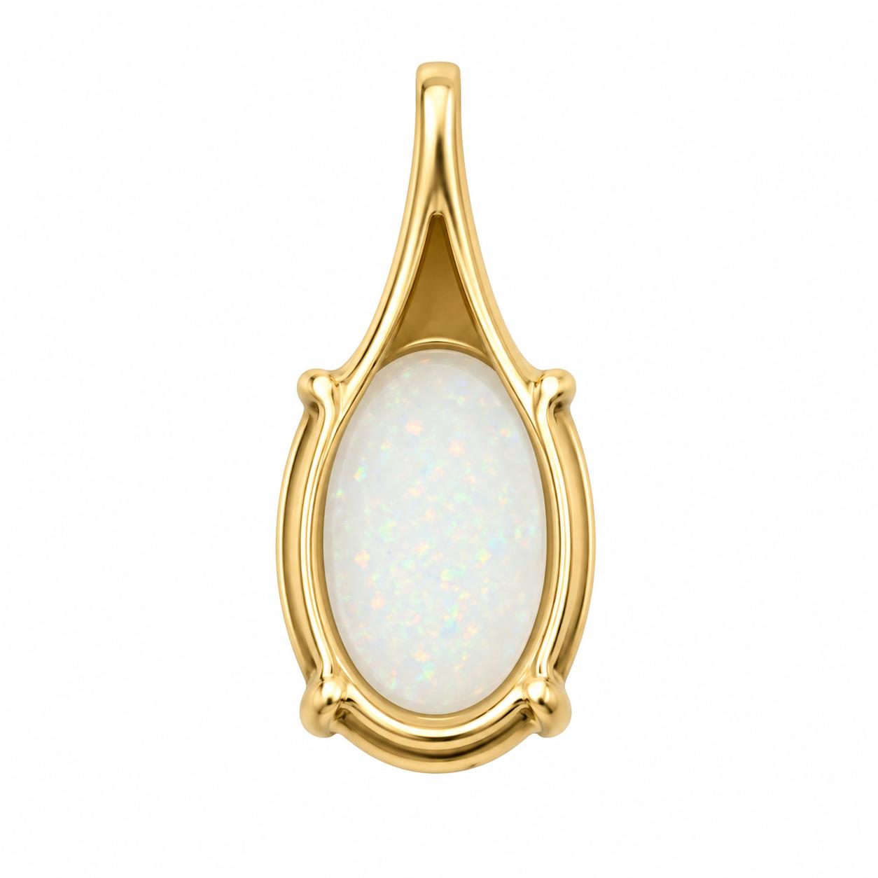 14k Opal Pendant