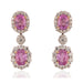 Pink Sapphire Earrings