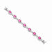 18k Pink Sapphire Bracelet
