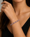 18k Pink Sapphire Bracelet