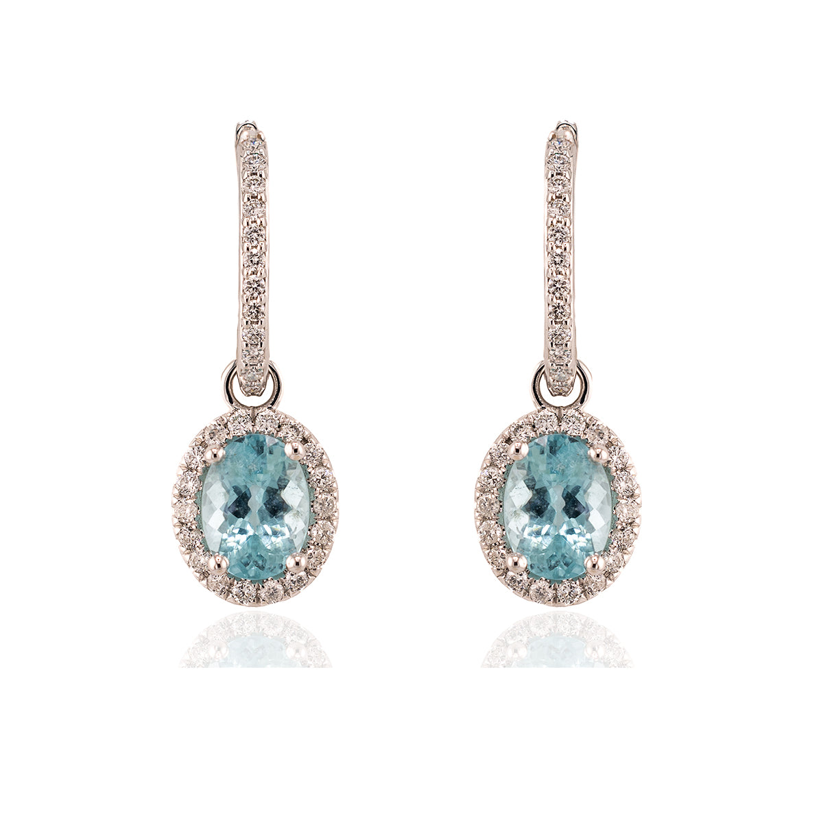 18k Paraiba Tourmaline Earrings