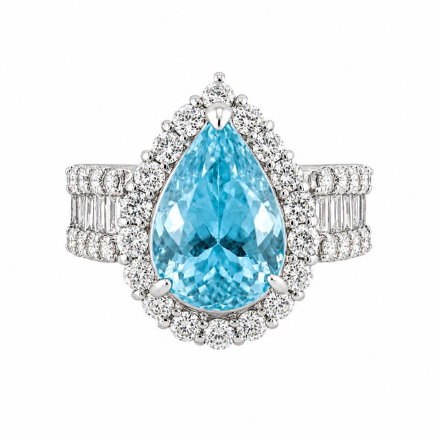 Platinum Paraiba Tourmaline Ring
