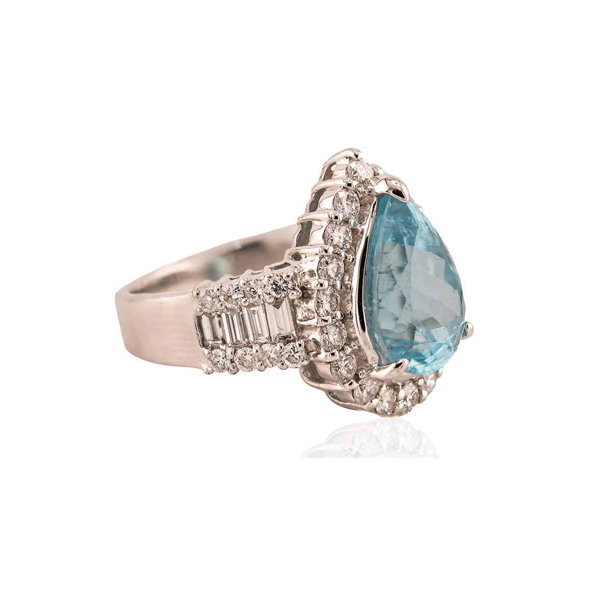 Platinum Paraiba Tourmaline Ring