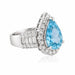 Platinum Paraiba Tourmaline Ring