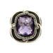 David Yurman Amethyst & Diamond Ring