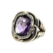 David Yurman Amethyst & Diamond Ring