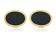 Tiffany & Co. 18k Gold Cufflinks with Black Onyx Center