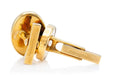Tiffany & Co. 18k Gold Cufflinks with Black Onyx Center
