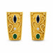 Etruscan Revival Emerald and Sapphire
