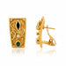 Etruscan Revival Emerald and Sapphire
