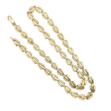 14k Gold Chain Necklace - Modern Design 15.63g 20 Inches