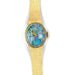 Girard Perragaux 14k Gold Oval Watch with Opal Mosaic Dial
