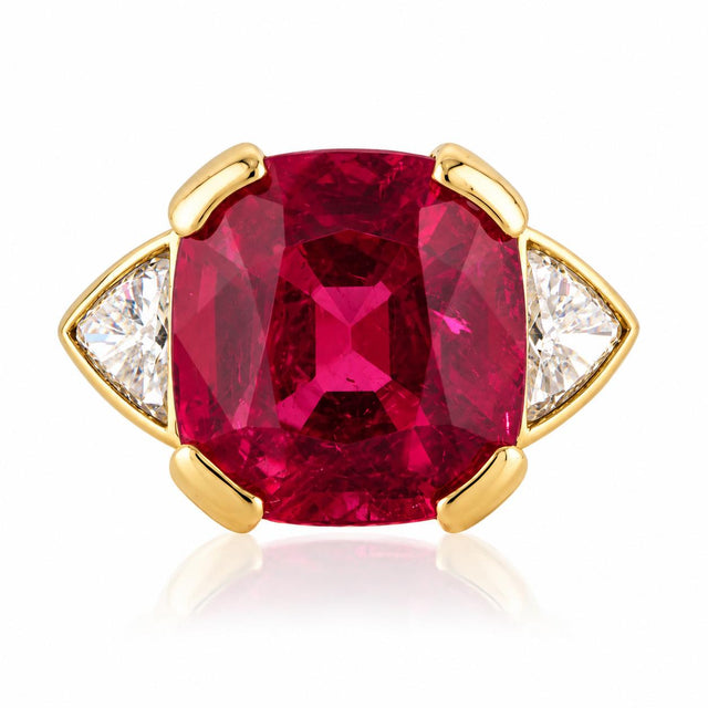 18k Rubellite Tourmaline Ring