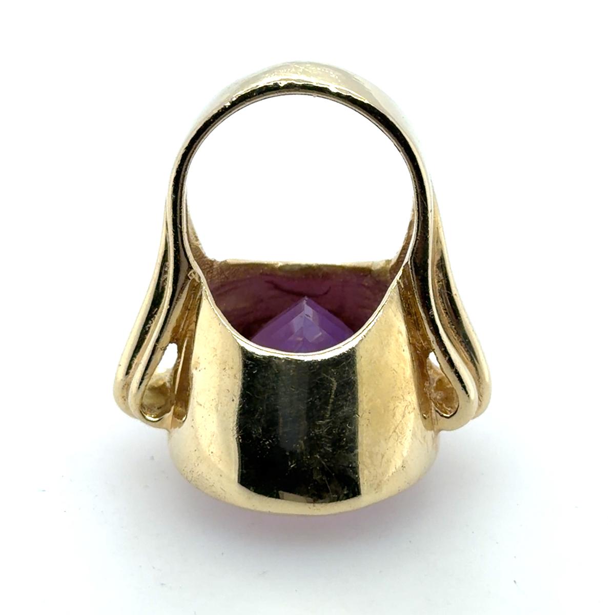 14k Amethyst Ring