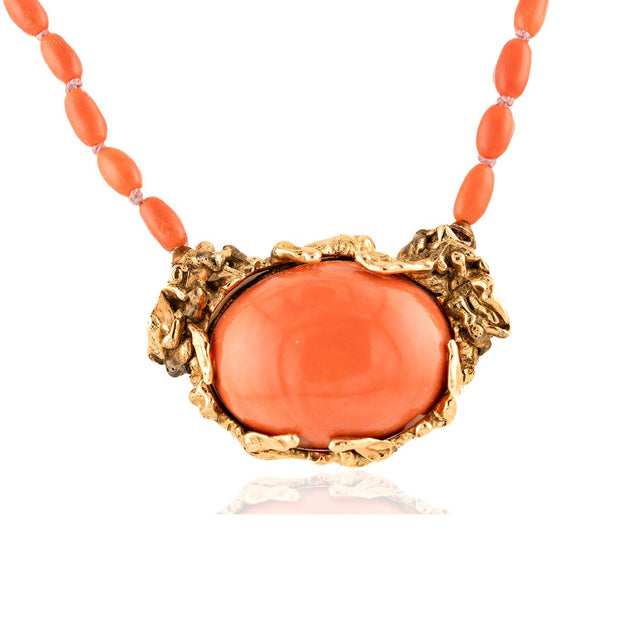 Vintage Coral Necklace