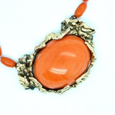Vintage Coral Necklace
