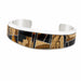 Wayne Muskett Navaho Inlaid Silver Bracelet