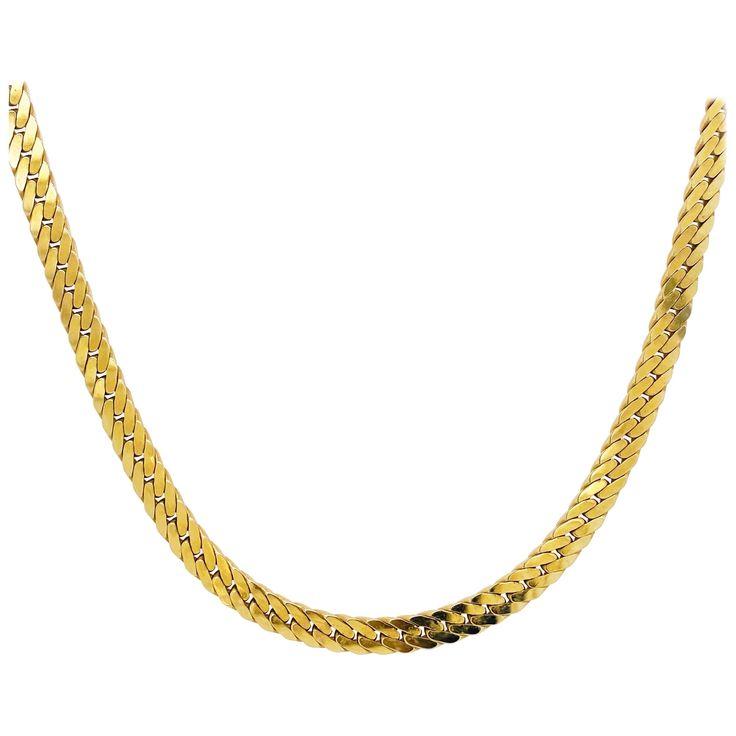 14k Flat Herringbone Chain