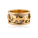 14k Yellow & White Gold Panther Band Ring