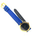 Gucci Watch - Blue Strap Gold-Tone Case Roman Numerals
