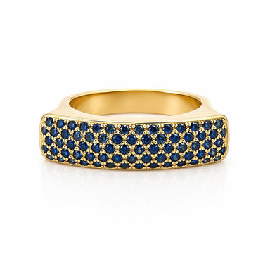 David Vangelder of Paris 18k Rose Gold Sapphire Ring