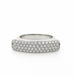 David Vangelder of Paris 18k White Gold Diamond Ring