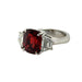 Platinum 5.04 Carat Vivid Red Burmese Spinel Ring