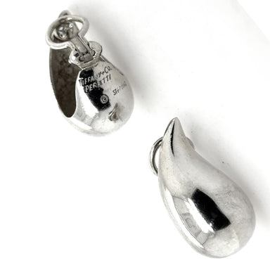 Large Sterling Silver "Tear Drop" Earrings by Elsa Peretti for Tiffany & Co.