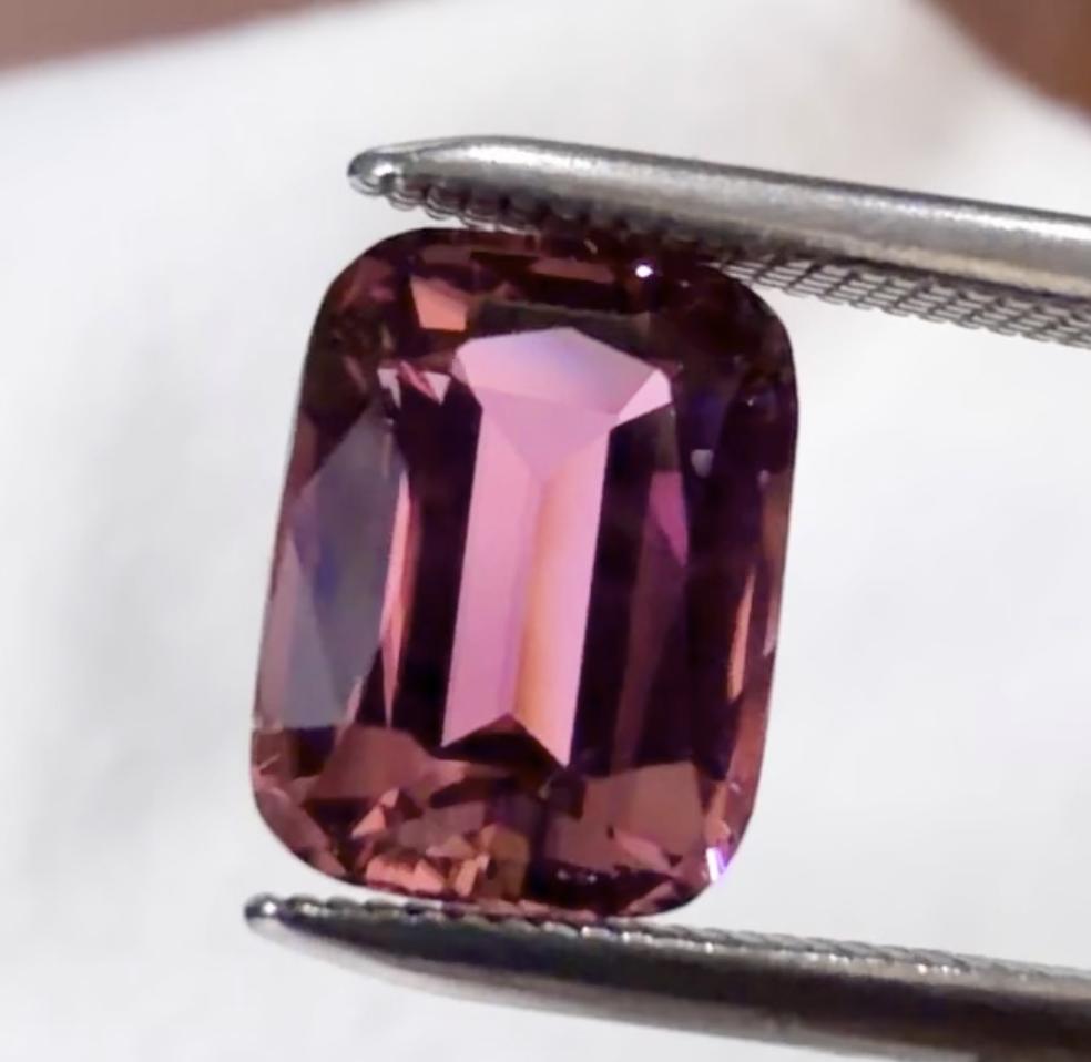 Antique Cushion Pink Tourmaline 4.07 Carat