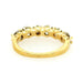 14k Yellow Gold Band Ring with 2.0ct Round White Diamonds
