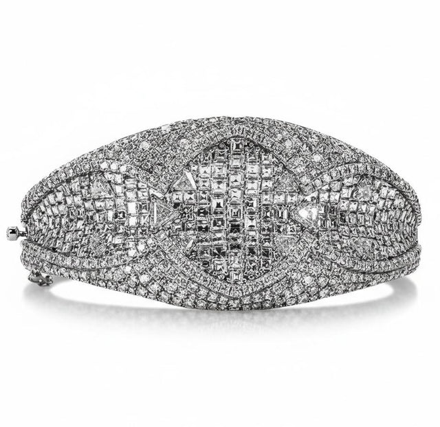 18k DIamond Bangle