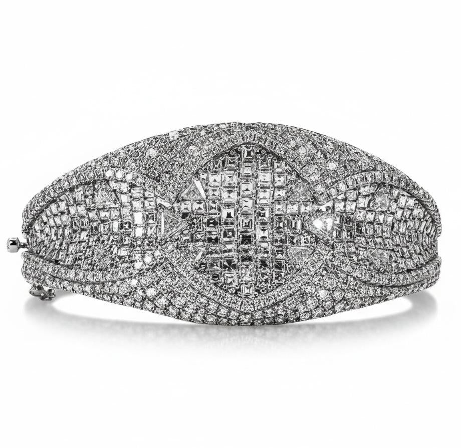 18k DIamond Bangle