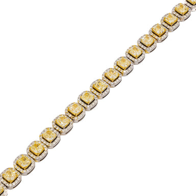 18k Yellow Diamond Bracelet
