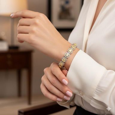 18k Yellow Diamond Bracelet