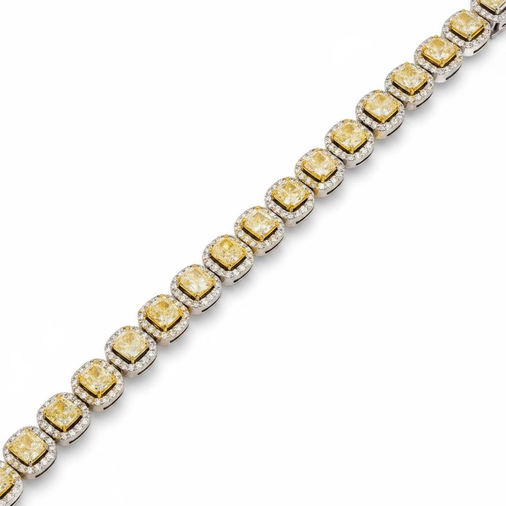 18k Yellow Diamond Bracelet