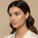 Marquise-Cut Ruby & Diamond Earrings in 14k Yellow Gold
